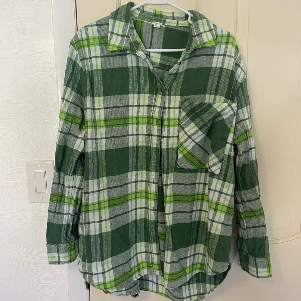 Aerie Flannel Oversized Shirt